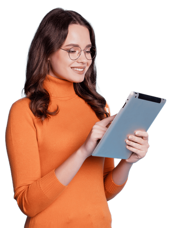 vwo client looking at increased conversions in a tablet