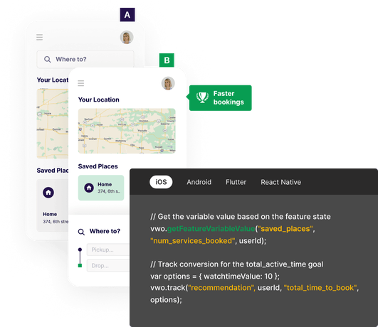 How VWO enables a/b testing on mobile apps