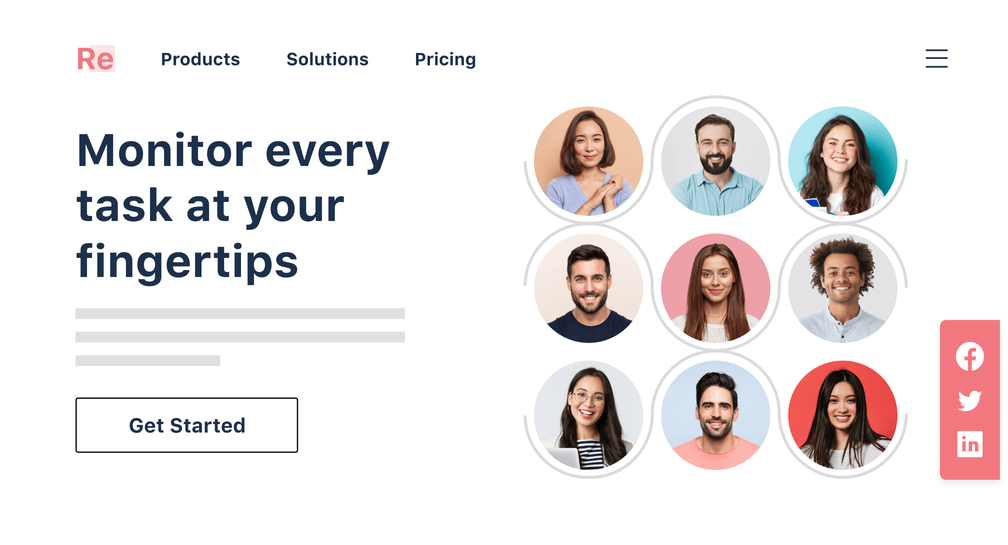 Add dynamic social share buttons which remain anchored on the page